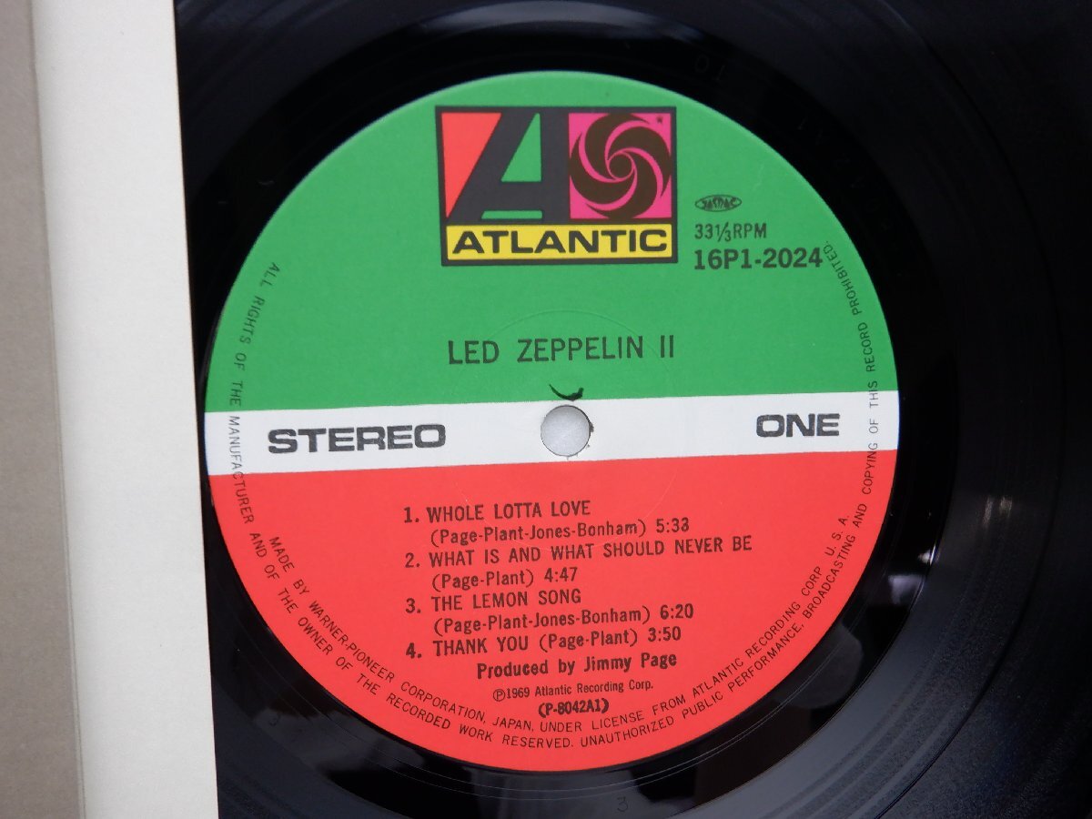 【国内盤】Led Zeppelin(レッド・ツェッペリン)「Led Zeppelin II」LP（12インチ）/Atlantic(16P1-2024)/Rockの画像2