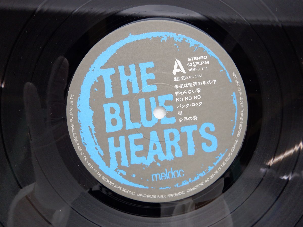The Blue Hearts(ザ・ブルー・ハーツ)「The Blue Hearts」LP（12インチ）/Meldac(MEL-20)/Rockの画像3