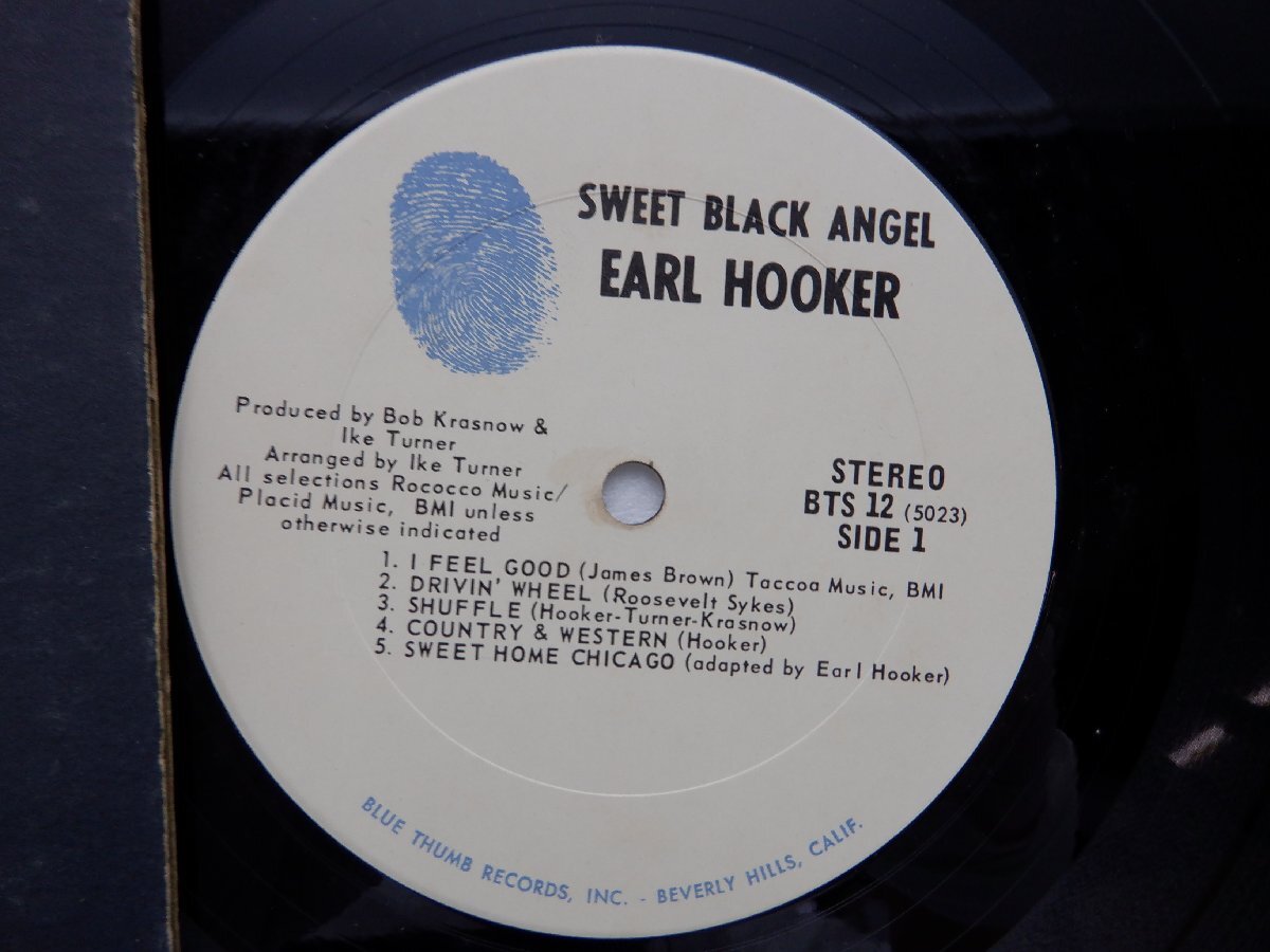 Earl Hooker「Sweet Black Angel」LP（12インチ）/Blue Thumb Records(BTS 12)/ファンクソウルの画像2