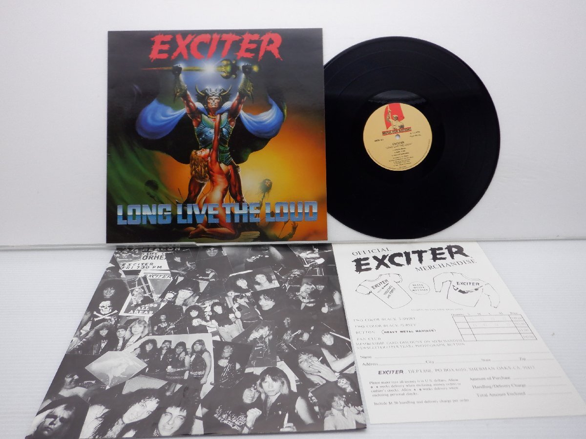 Exciter「Long Live The Loud」LP（12インチ）/Music For Nations(MFN 47)/洋楽ロックの画像1