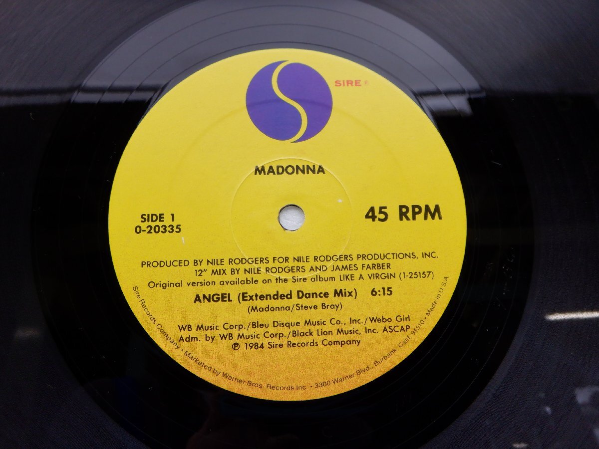 Madonna「Material Girl Angel And Into The Groove」LP（12インチ）/Sire(P-5199)/Popの画像2