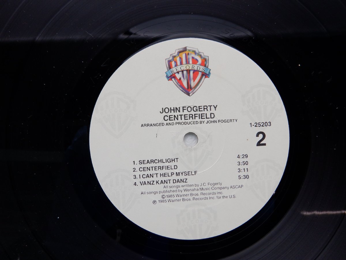 John Fogerty「Centerfield」LP（12インチ）/Warner Bros. Records(1-25203)/洋楽ロック_画像2