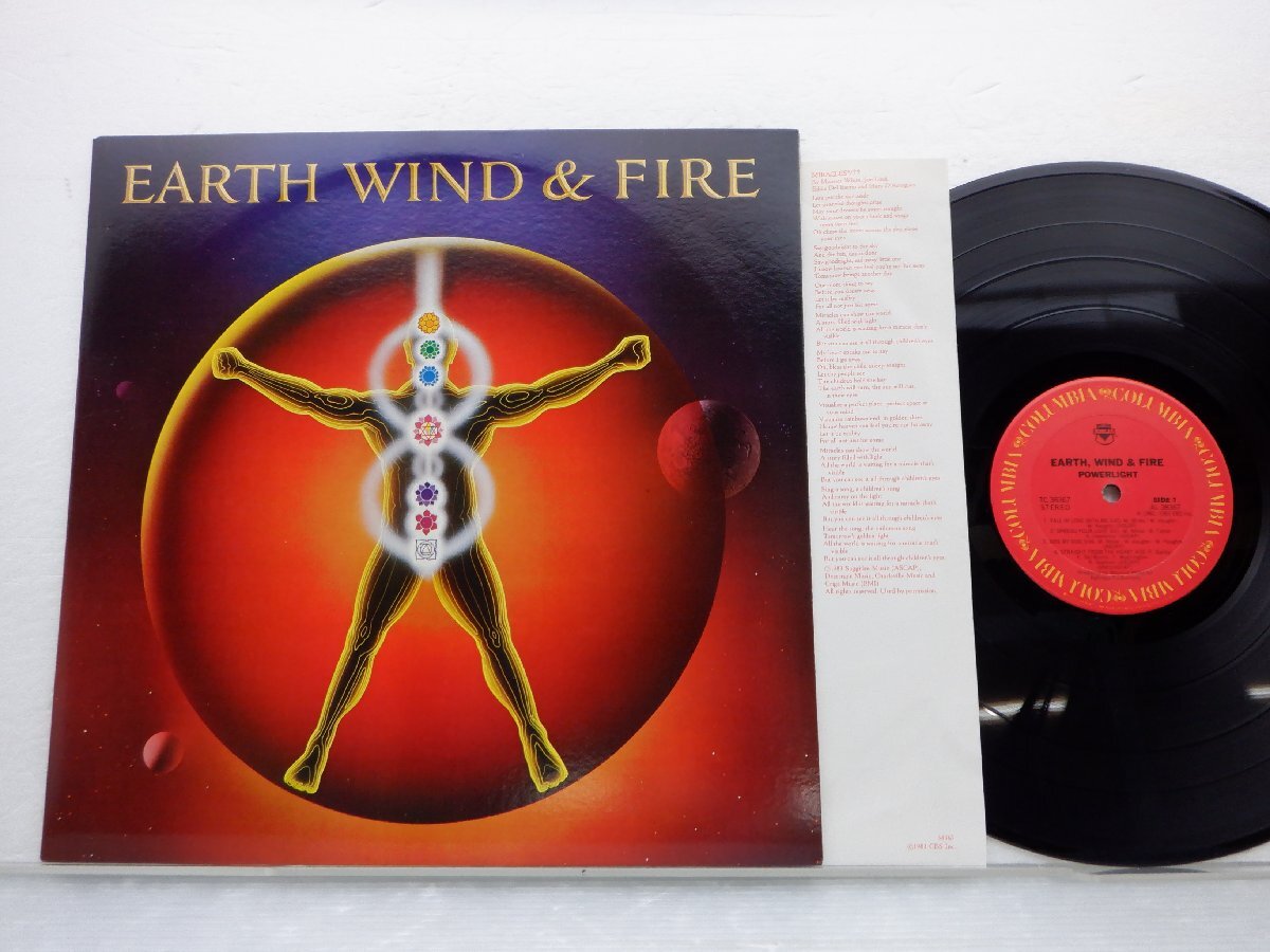 Earth Wind & Fire「Powerlight」LP（12 дюймов ）/Columbia(TC 38367)/ fan  ...