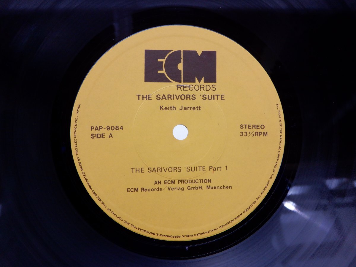 【帯付】Keith Jarrett(キース・ジャレット)「The Survivors' Suite」LP（12インチ）/ECM Records(PAP-9084)/ジャズの画像2