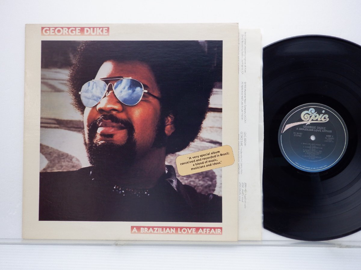 George Duke「A Brazilian Love Affair」LP（12インチ）/Epic(FE 36483)/Jazzの画像1