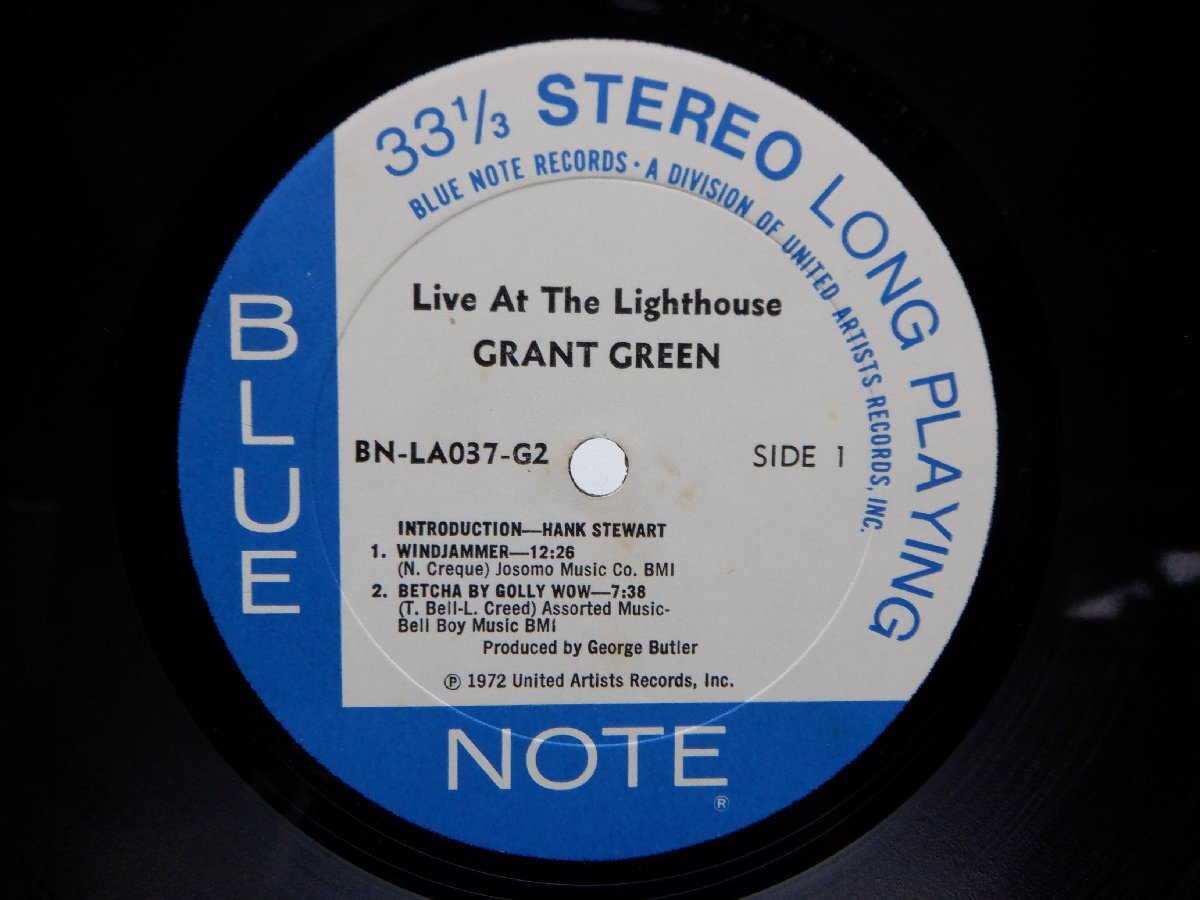 【US盤/2LP】Grant Green「Live At The Lighthouse」LP（12インチ）/Blue Note(BN-LA037-G2)/Jazzの画像4