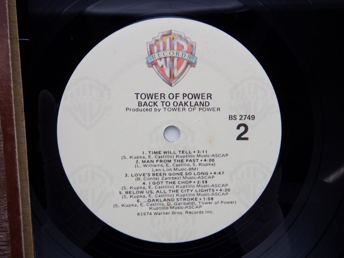 Tower Of Power「Back To Oakland」LP（12インチ）/Warner Bros. Records(BS 2749)/ファンクソウルの画像2