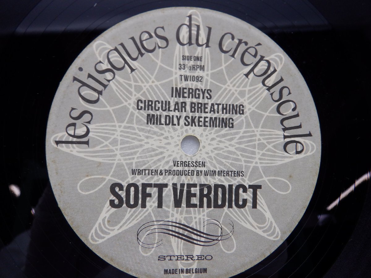 Soft Verdict「Vergessen」LP（12インチ）/Les Disques Du Crepuscule(TWI 092)/洋楽ポップス_画像2