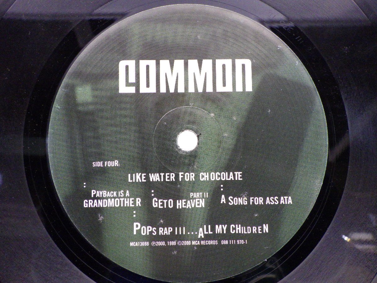 【US盤/2LP】Common(コモン)「Like Water For Chocolate」LP（12インチ）/MCA Records(088 111 970-1)/Hip Hopの画像5