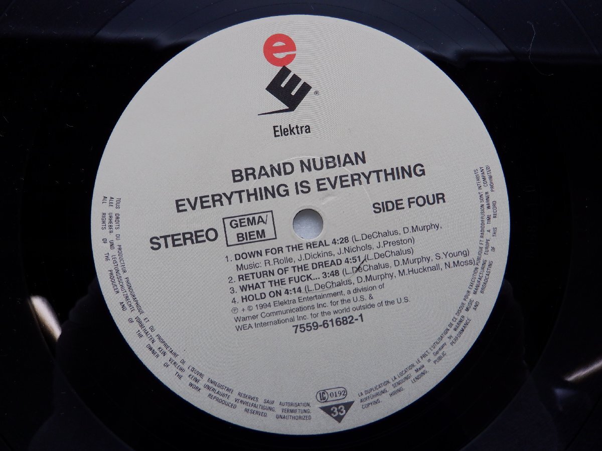 Brand Nubian「Everything Is Everything」LP（12インチ）/Elektra(7559-61682-1)/Hip Hopの画像2