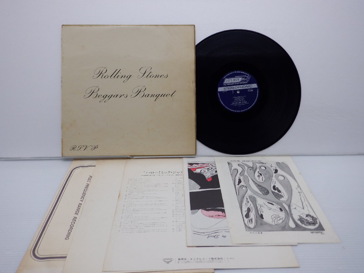 【UK盤】The Rolling Stones(ローリング・ストーンズ)「Beggars Banquet」LP（12インチ）/London Records(PS 539)/Rockの画像1