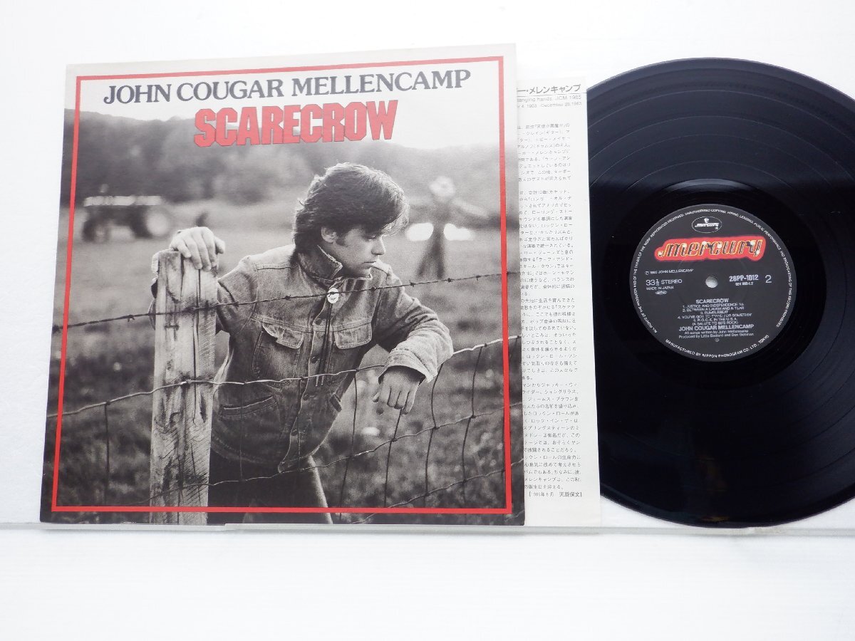 John Cougar Mellencamp「Scarecrow」LP（12インチ）/Mercury(28PP-1012)/Rockの画像1