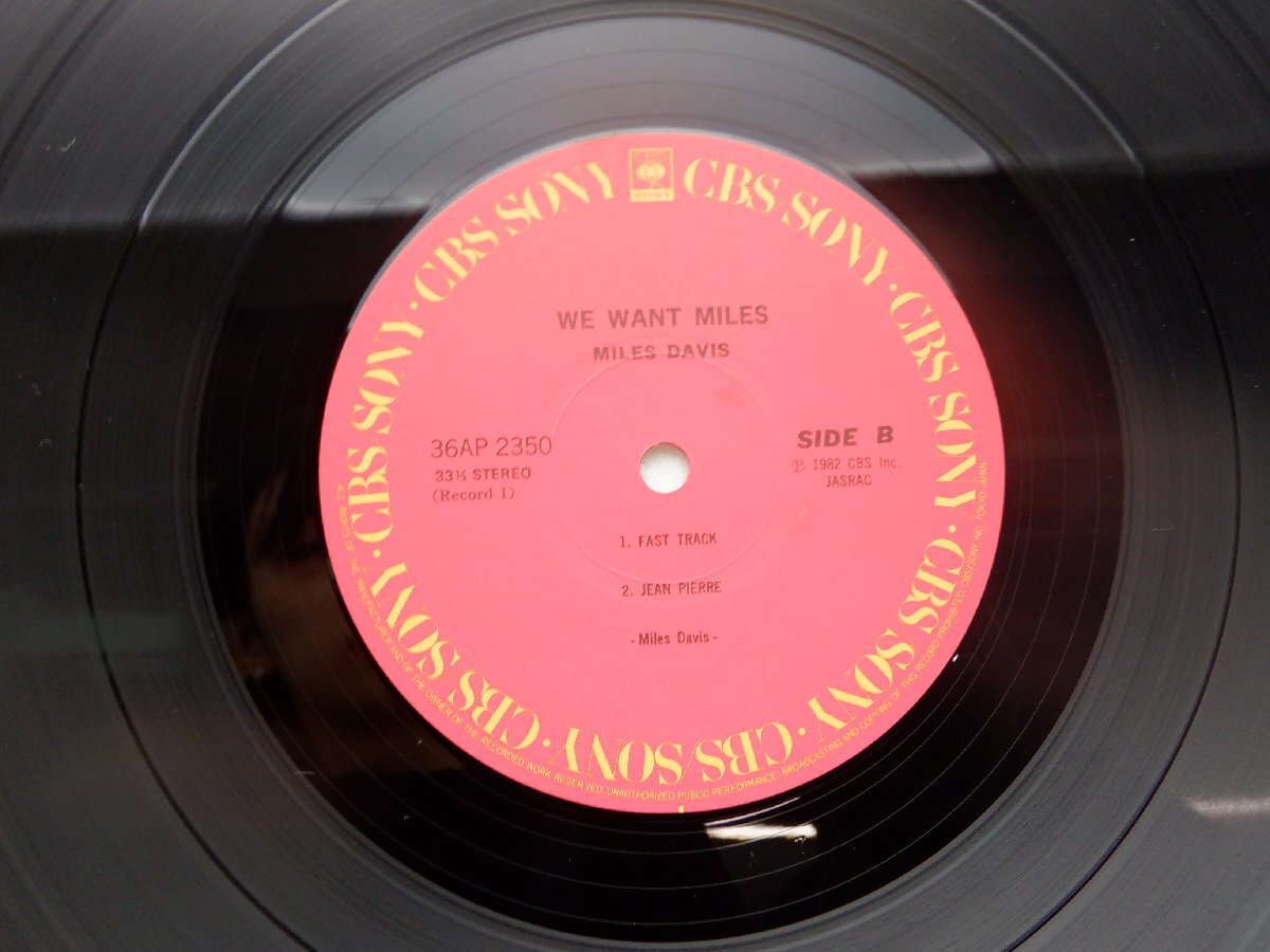 Miles Davis「We Want Miles」LP（12インチ）/Columbia(C2 38005)/ジャズ_画像2