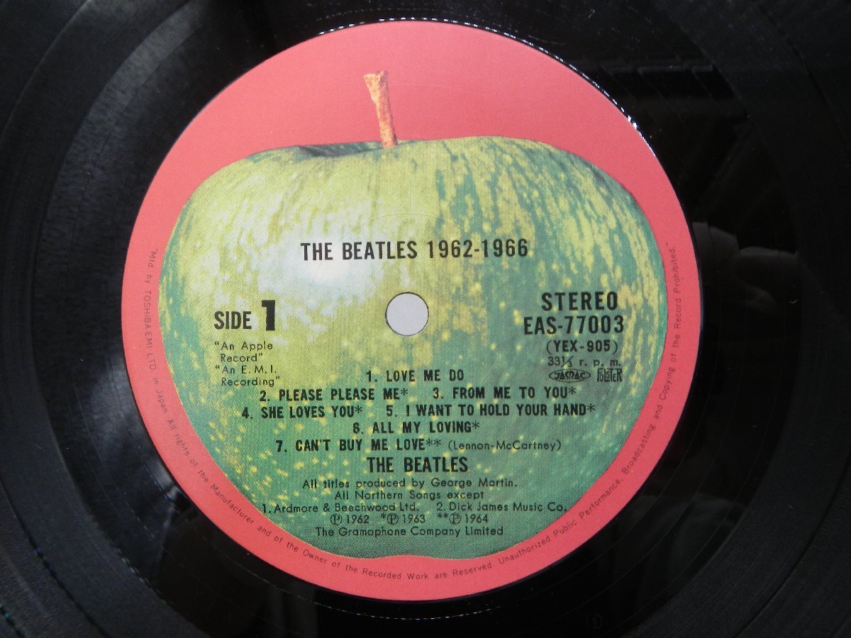 The Beatles(ビートルズ)「1962-1966」LP（12インチ）/Apple Records(EAS-77003・4)/ロックの画像2