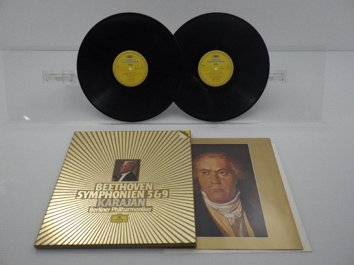 Beethoven「Symphonien 5 & 9」LP（12インチ）/Deutsche Grammophon(413 933-1)/クラシック