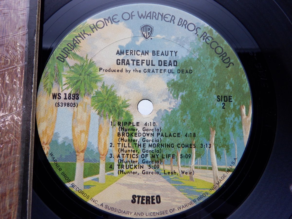 The Grateful Dead「American Beauty」LP（12インチ）/Warner Bros. Records(WS 1893)/Rock_画像2