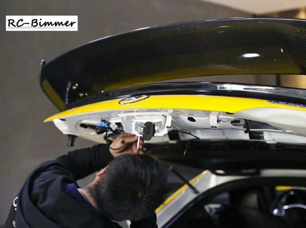 ●メルセデス・ベンツ C190 AMG GT用 GTSスタイルカーボントランクウイング/リアスポイラー/GTウイング/GT-R/GT-S_画像2