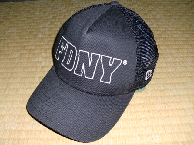 New Era　ニューヨーク市消防局　キャップ 帽子　フリーサイズ　NY　FDNY　ニューエラ　消防　火消し　救急_画像1