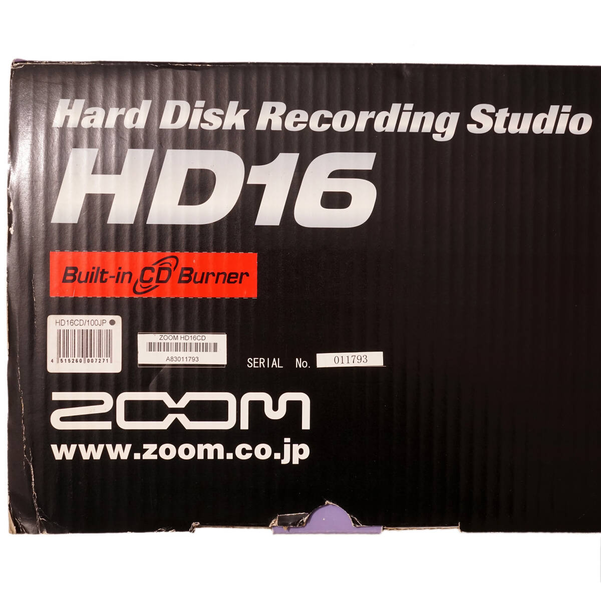 ZOOM HD16 CD Hard Disk Recording Studio zoom HDD hard disk recording Studio PC ream .MTR multitrack recorder 