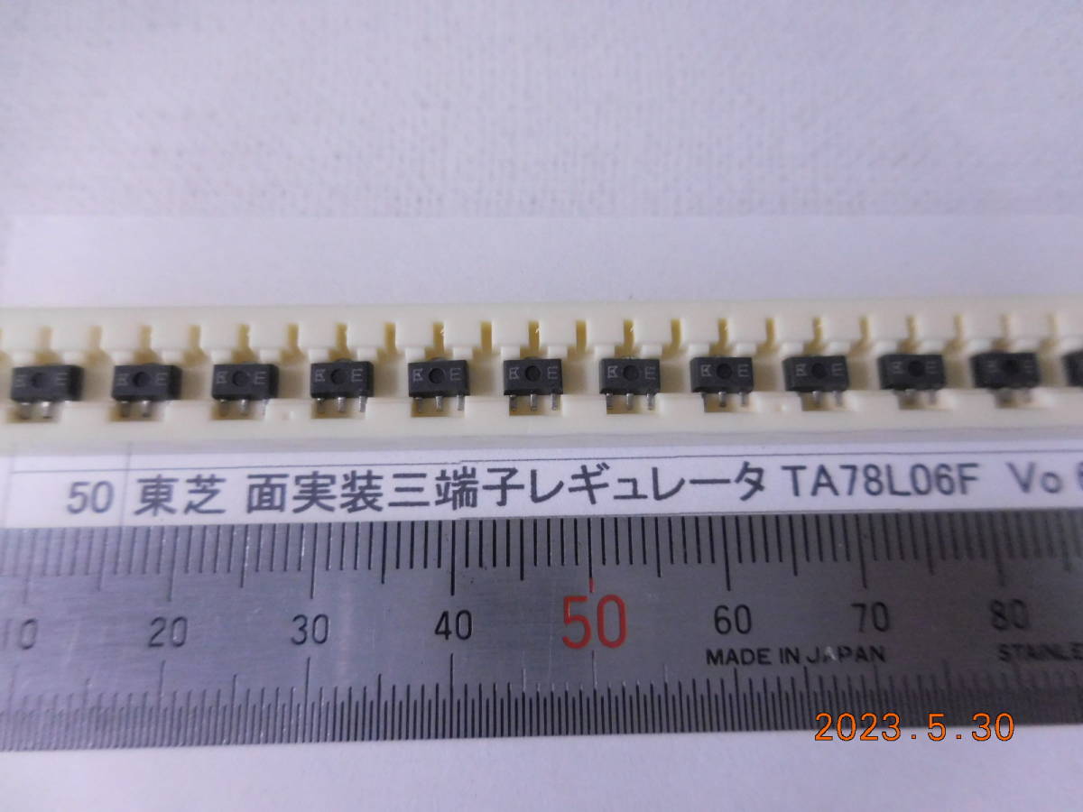 東芝 面実装三端子レギュレータ TA78L06F Vo 6V, Pd=500mW 20個1組 p50_画像1