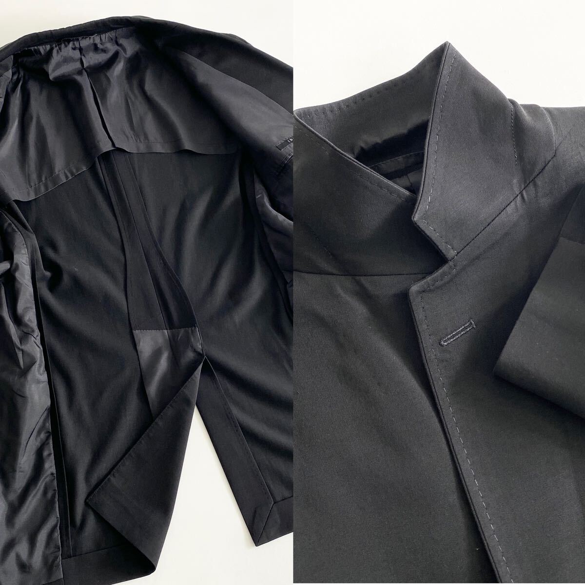 Dd15《美品》Theory セオリー セットアップスーツ ブラック ジャケット スラックスパンツ 38サイズ 30インチ Mサイズ相当 メンズ 紳士服の画像3