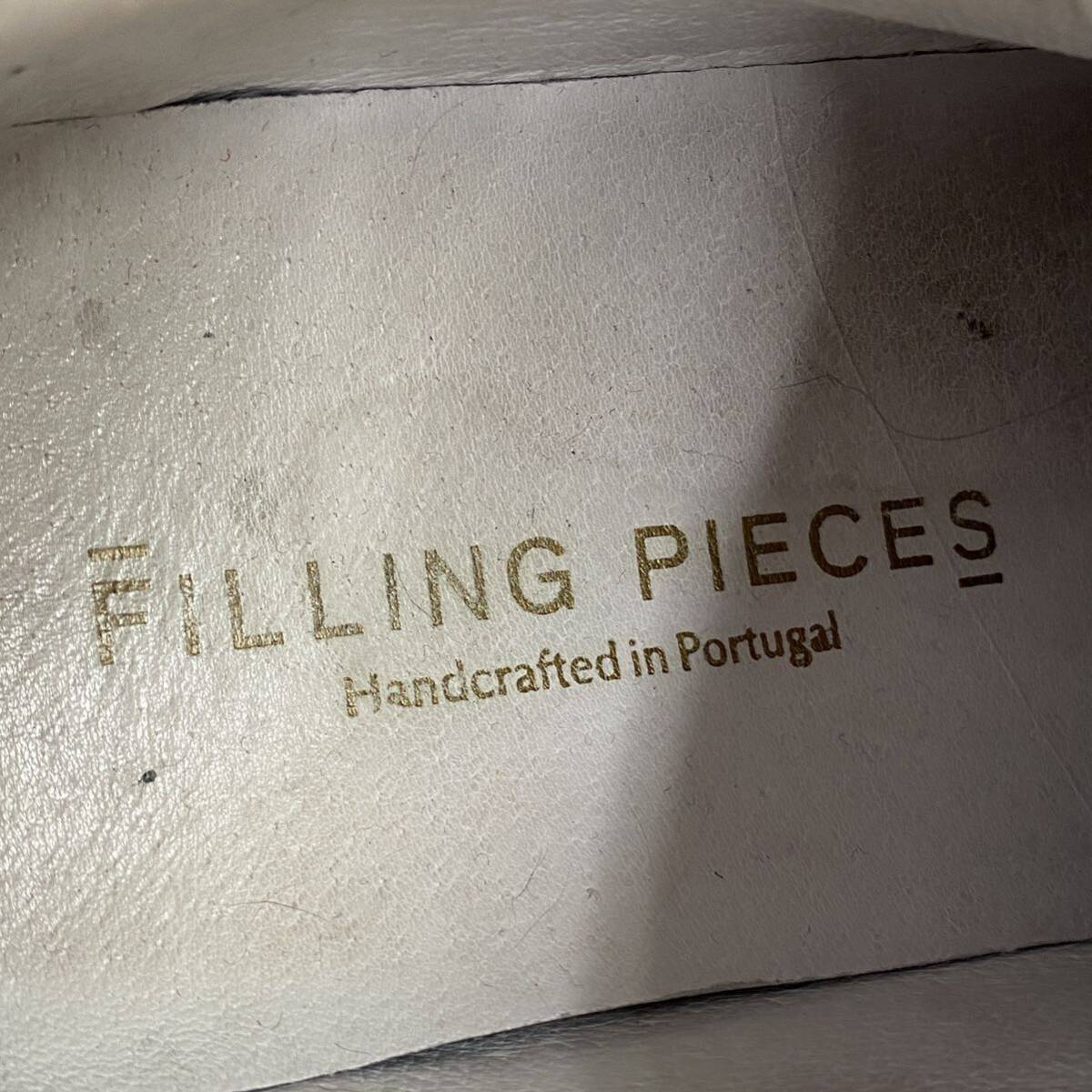 Fd18 FILLING PIECES フィリングピース ローカットスニーカー レザーシューズ ワンカラー ホワイト系 36/22cm相当 レディース 女性靴の画像7