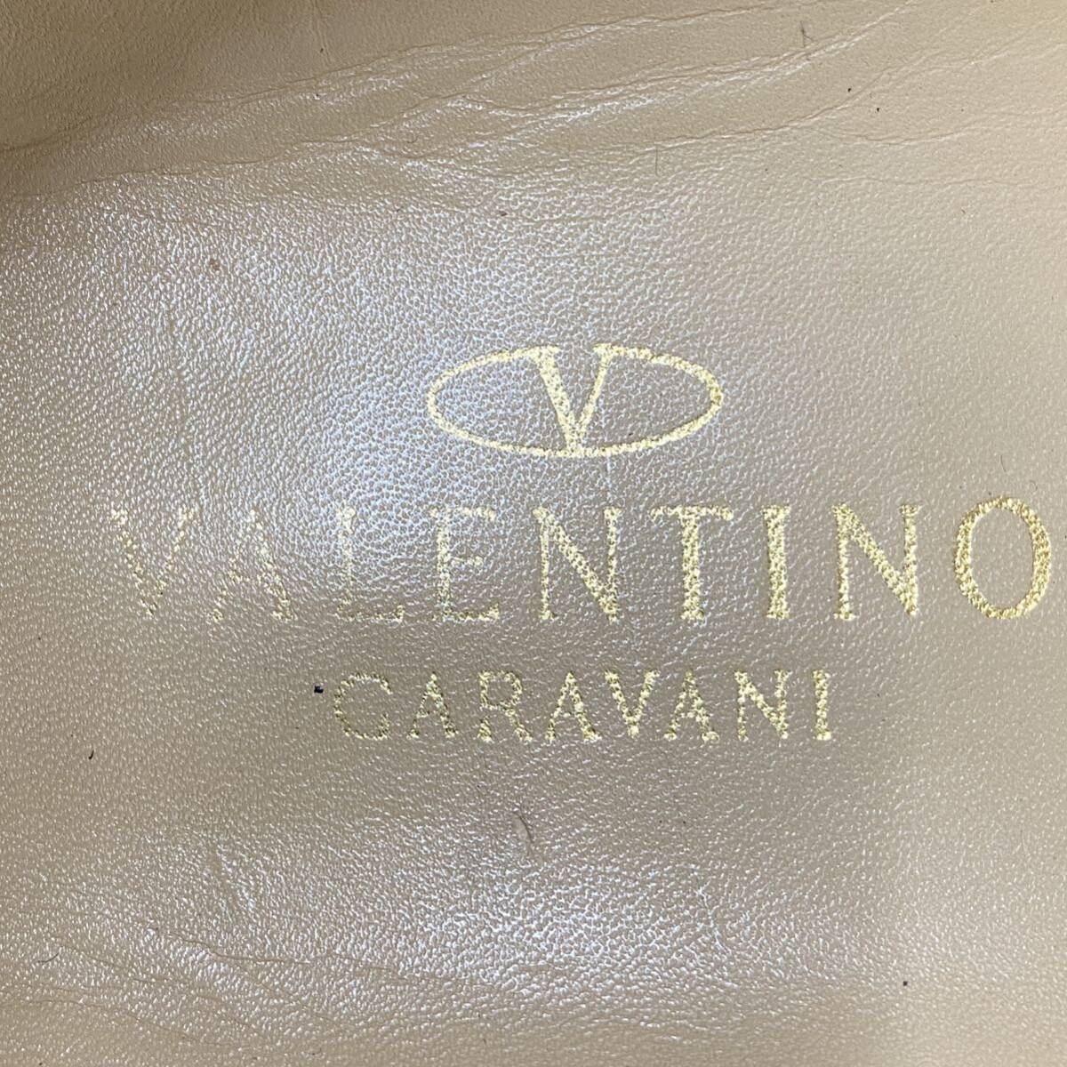 Bd22 VALENTINO GARAVANI ヴァレンティノ ガラヴァーニ コインローファー レザーシューズ 41（26cm相当）ベージュ メンズ 紳士の画像6