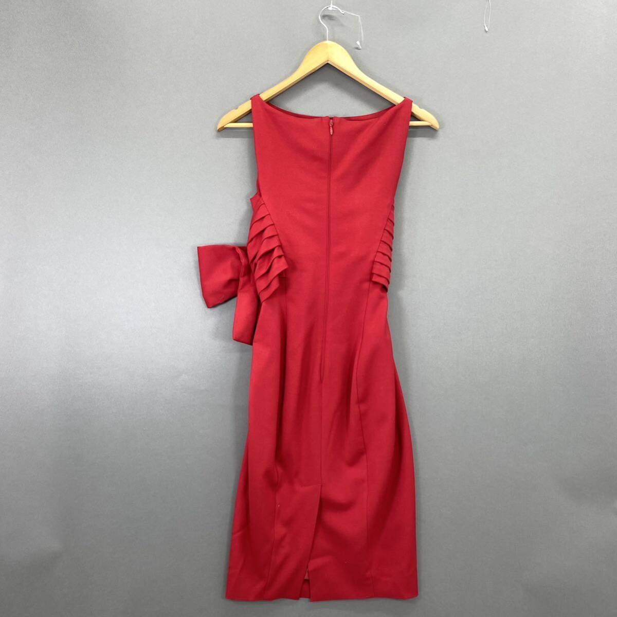 Gd24 《美品》 DSQUARED2 ディースクエアード ワンピース ドレス ノースリーブ ロング リボン 40 Mサイズ相当 レディース 女性服 の画像2