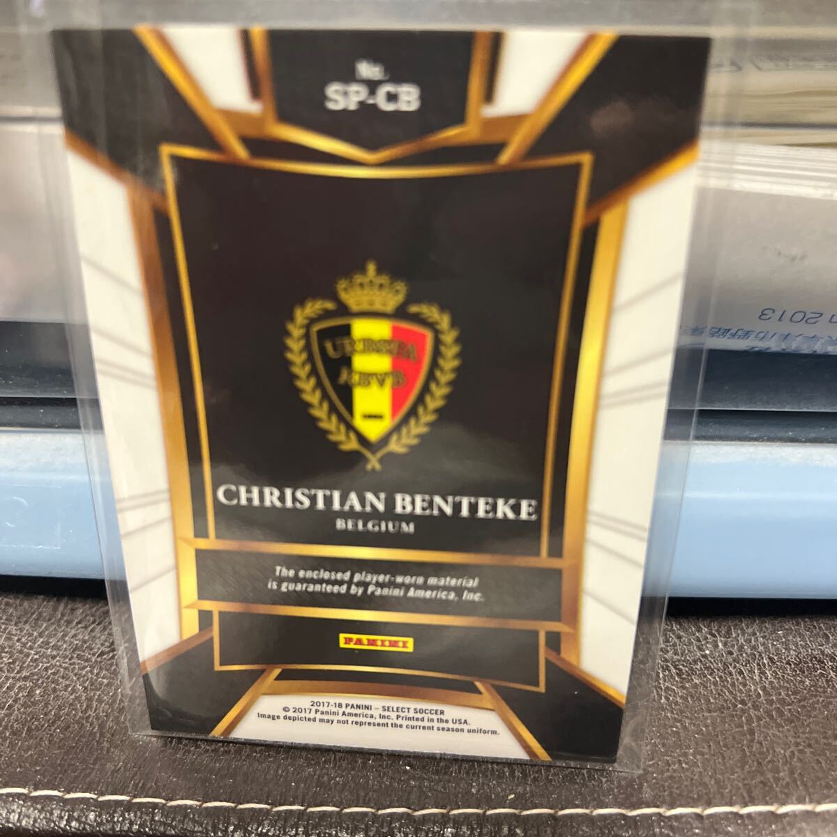 PANINI SELECT17-18 CHRISTIAN BENTEKE ジャージカード_画像2