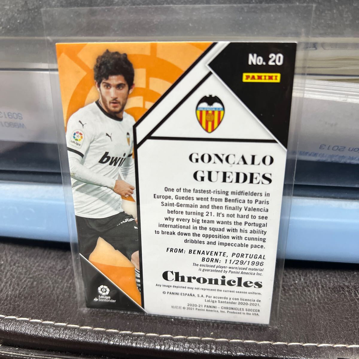 PANINI chronicle GONCALO GUEDES ジャージカード_画像2