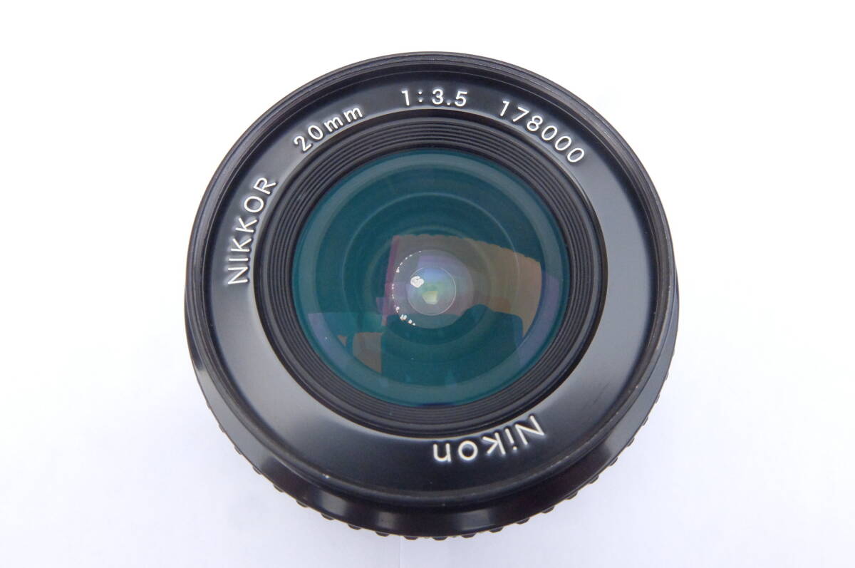 【訳あり格安出品】Ai-Nikkor 20mm f3.5 (Nikon ニコン超広角レンズ)の画像4
