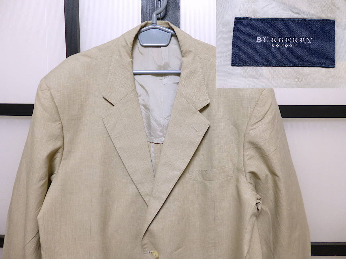  Burberry cotton linen tailored jacket three . association service / Burberry cotton flax blaser 