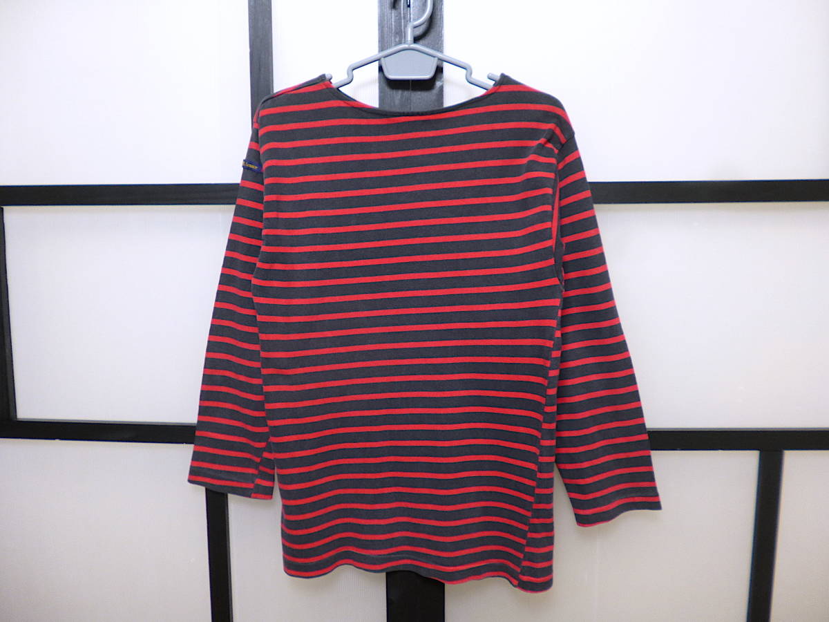  Le Minor border long T-shirt France made / bus k shirt 