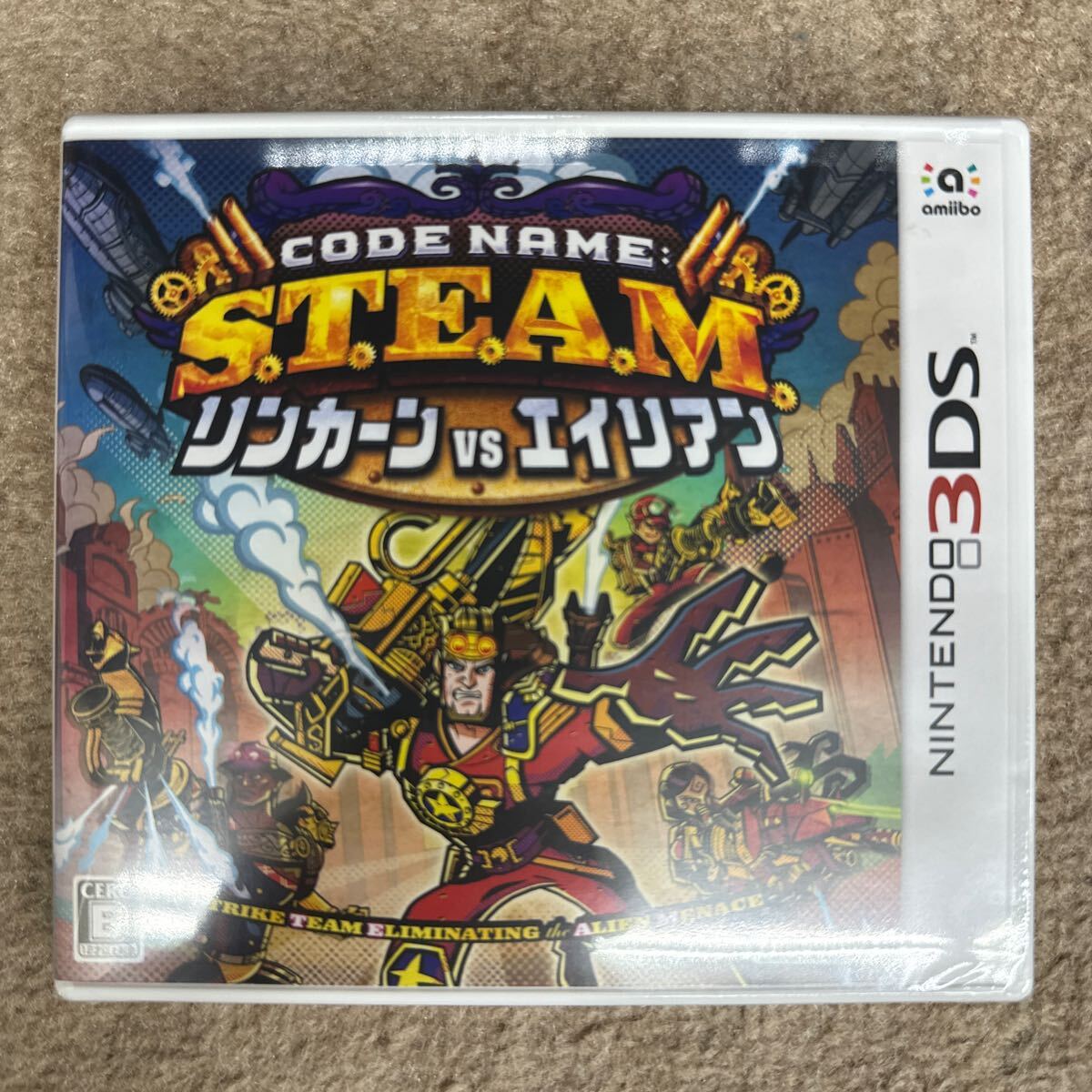 未開封【3DS】 Code Name：S.T.E.A.M. リンカーンVSエイリアン_画像1