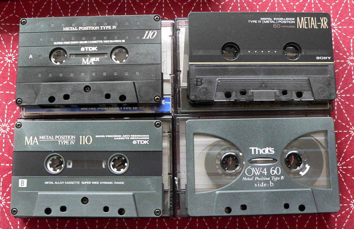 ★ 中古カセット テープ / METAL (メタル) - ８本 / TDK、That's、SONY ★の画像2