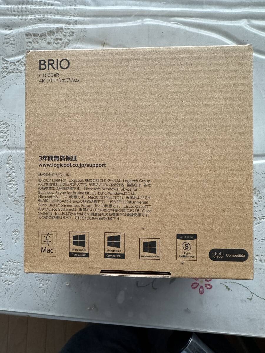 ■ logcool BRIO C1000eR 4K プロウェブカム 新品未開封の画像2