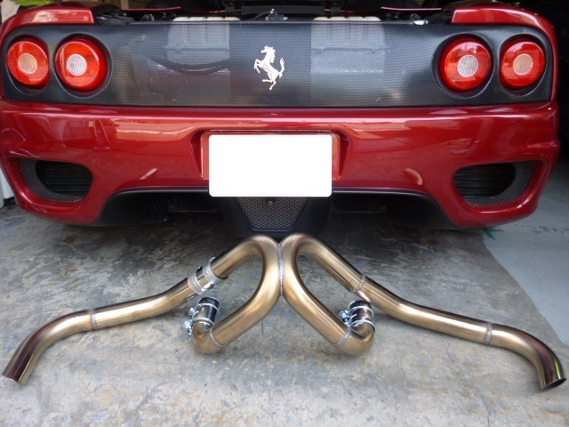  Ferrari 360 modena Spider changeable valve(bulb) . drum . resistance . frankly. full strut muffler 