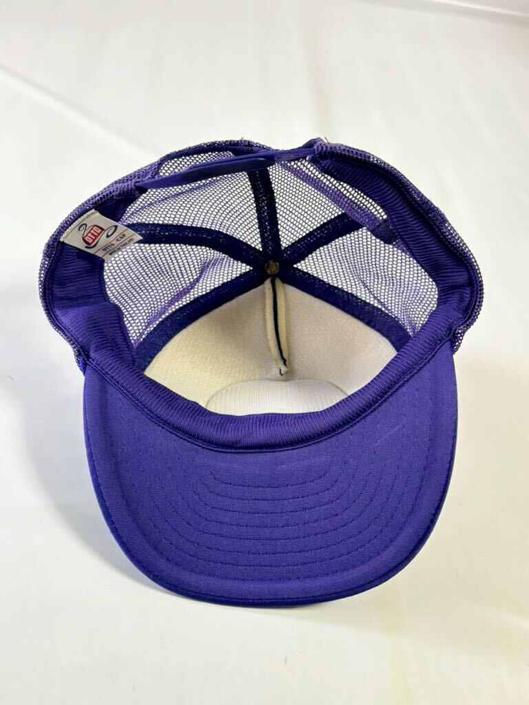 アメリカ購入 美品 90's VINTAGE OTTO社製 メッシュキャップ 紫 アメリカ購入 美品 90's VINTAGE OTTO社製 メッシュキャップ 紫