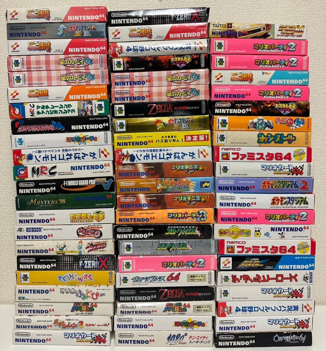 Nintendo 64 カセット 約65こ まとめ 大量 ロクヨン ニンテンドー 任天堂 ポケモン カービィ ゴエモン マリオ シレンの画像1