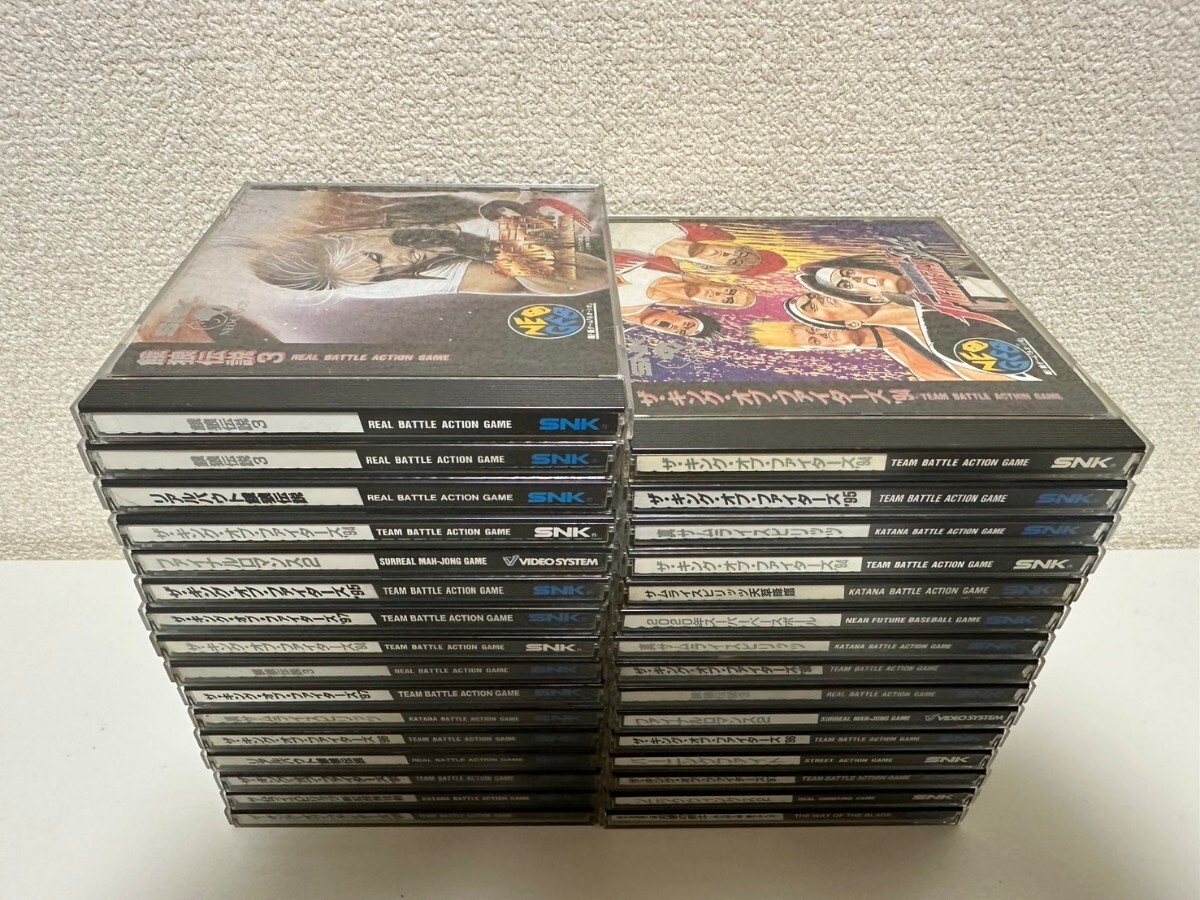 Neo Geo ソフト 約31本 SNK ネオジオCD NEOGEO ネオジオ NEO-GEO まとめ