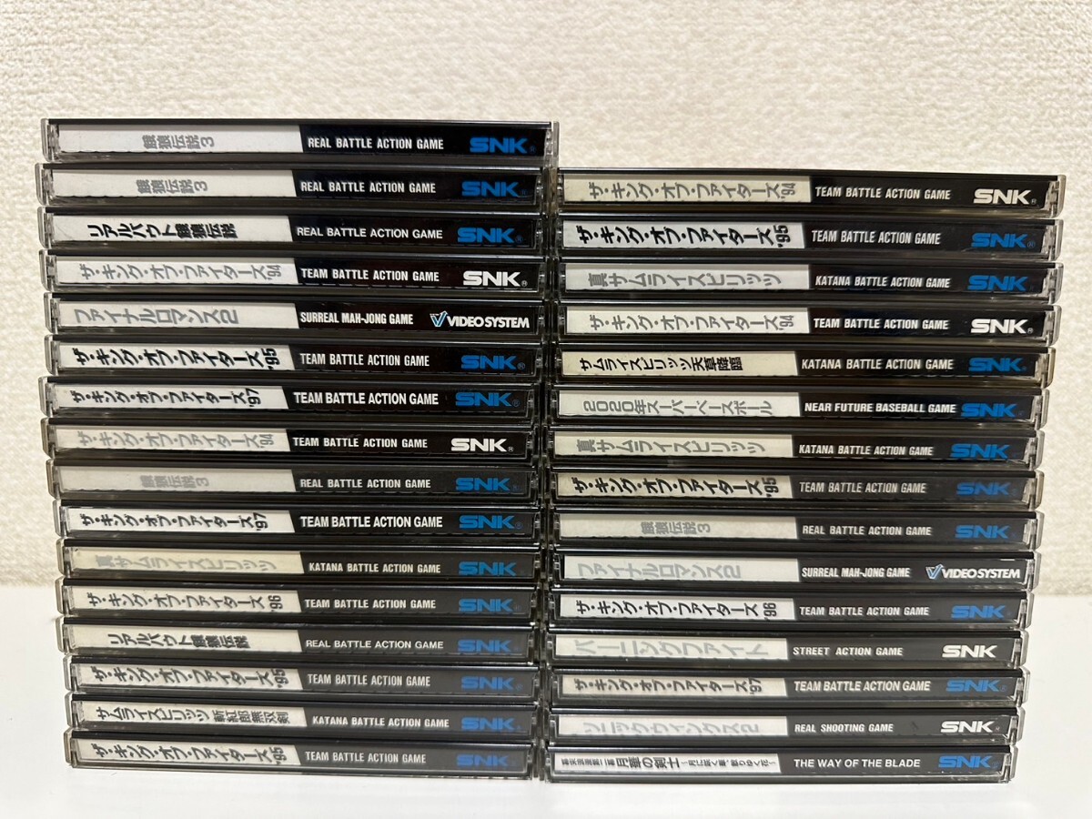 Neo Geo ソフト 約31本 SNK ネオジオCD NEOGEO ネオジオ NEO-GEO まとめ