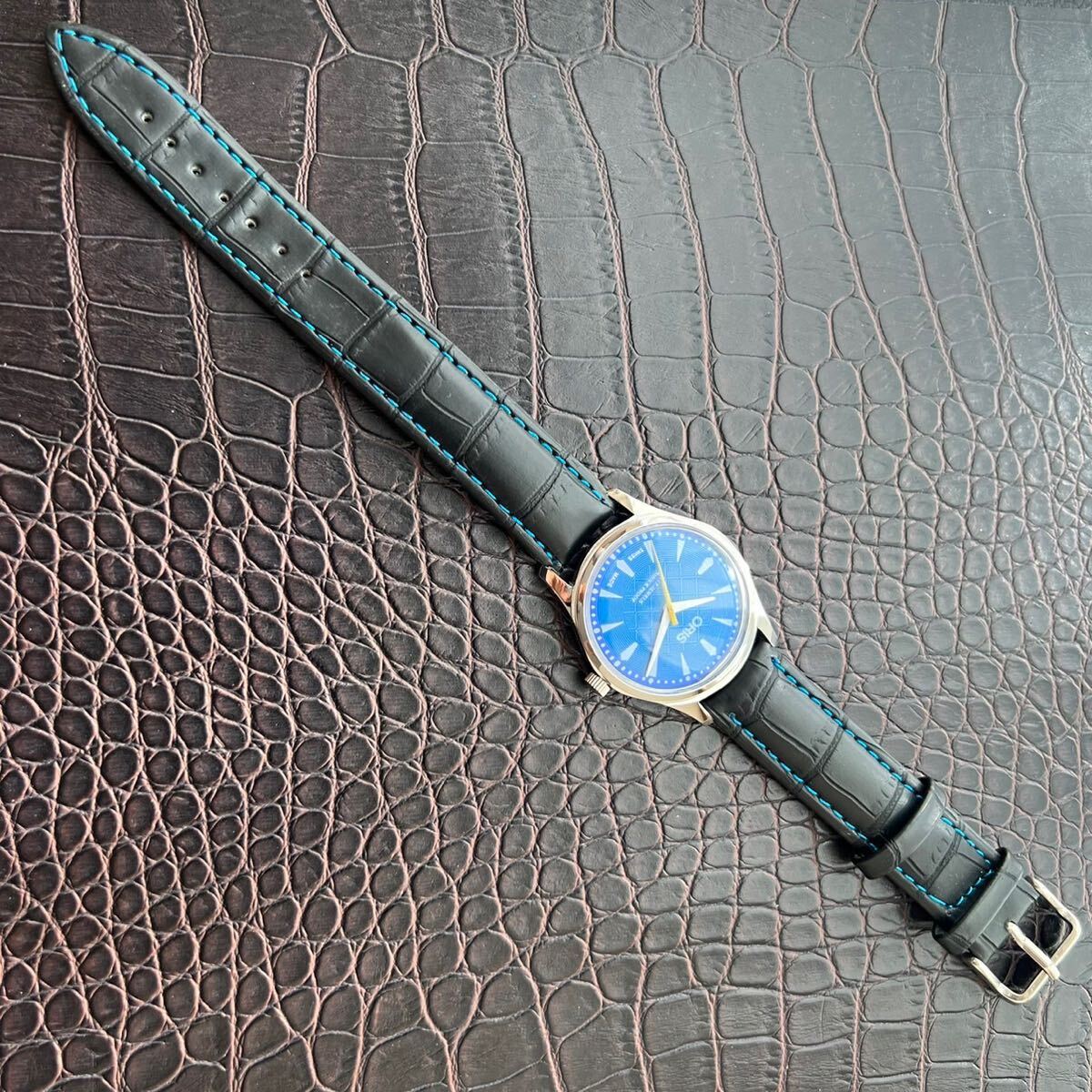 【美品・調整済】オリス ORIS ビンテージ 機械式 手巻き ウォッチ 腕時計 メンズ 中古 アンティーク 動作良好 ディズニー ミッキー NO.731の画像2
