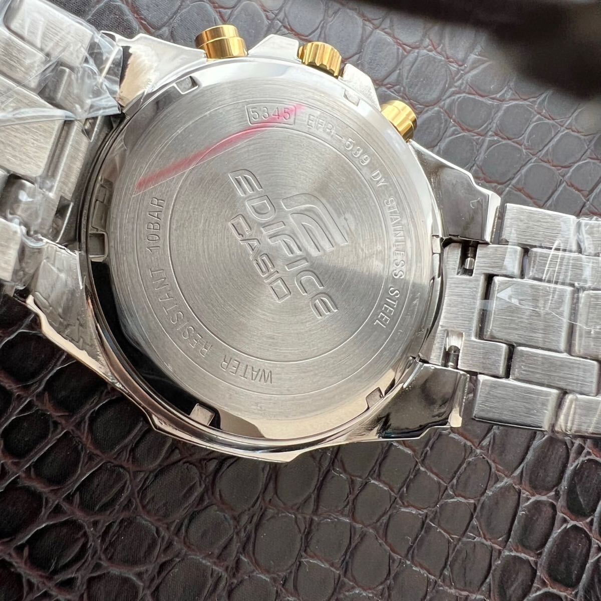 【未使用品】CASIO カシオ EDIFICE エディフィス 腕時計 クロノグラフ 正規品 ビジネス メンズ 10気圧防水 ダイバーズ ウォッチ NO.759の画像5