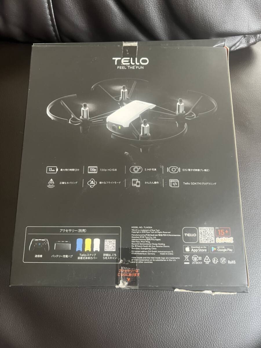 DJI Tello ミニドローン ドローン 超軽量 伝送 完品 充電器付き 動作品_画像6