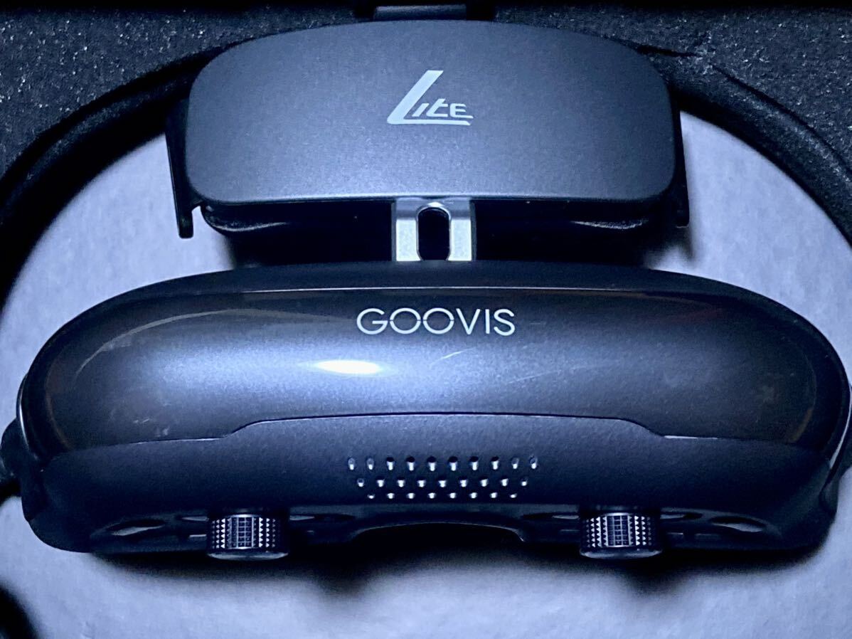 Goovis LITE 3Dヘッドマウントディスプレイ VRゴーグル Wireless Cast ワイヤレスキャスト （キャスト＋パワーバンクベース）
