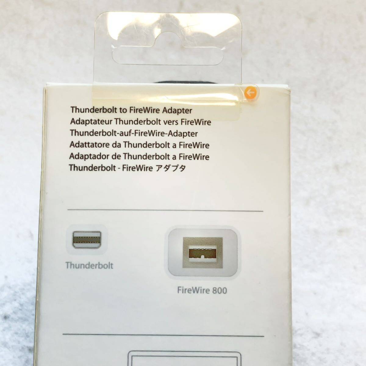 【新品・希少】アップル Thunderbolt FireWireアダプタ MD464ZM/A Apple サンダーボルトの画像6