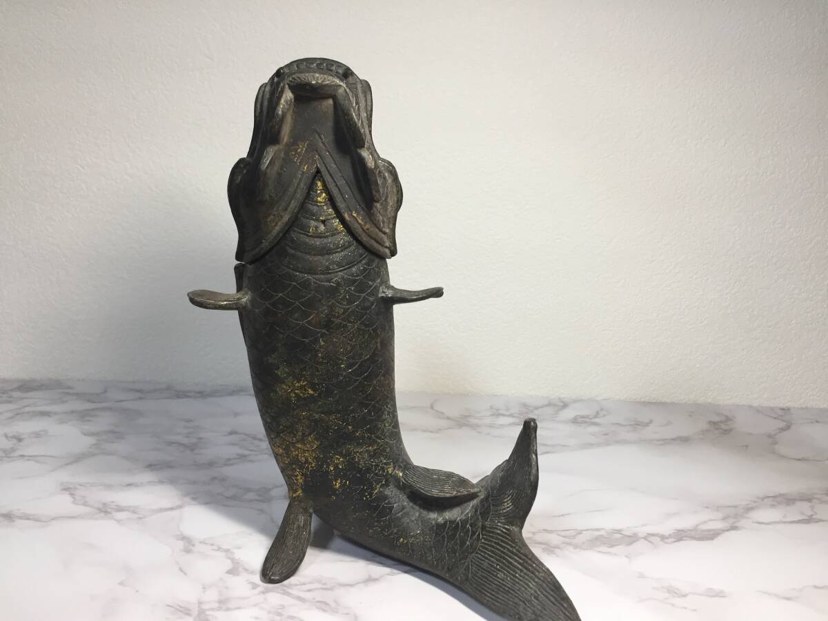 最新最全の ☆Garden その他 - Kuranet☆古玩☆古銅魚形香炉☆時代物☆ of その他