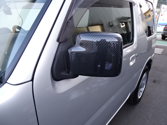 * cheap selling out! unused new goods Suzuki Jimny JB23W Sierra JB43 door mirror cover lustre carbon style left right original door mirror on sticking 