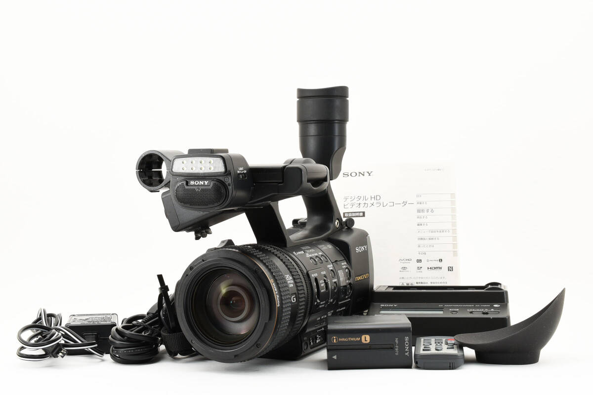 【使用時間 127×10時間】ソニー SONY HXR-NX3 NXCAMカムコーダー 業務用ビデオカメラ #2110686Aの画像1