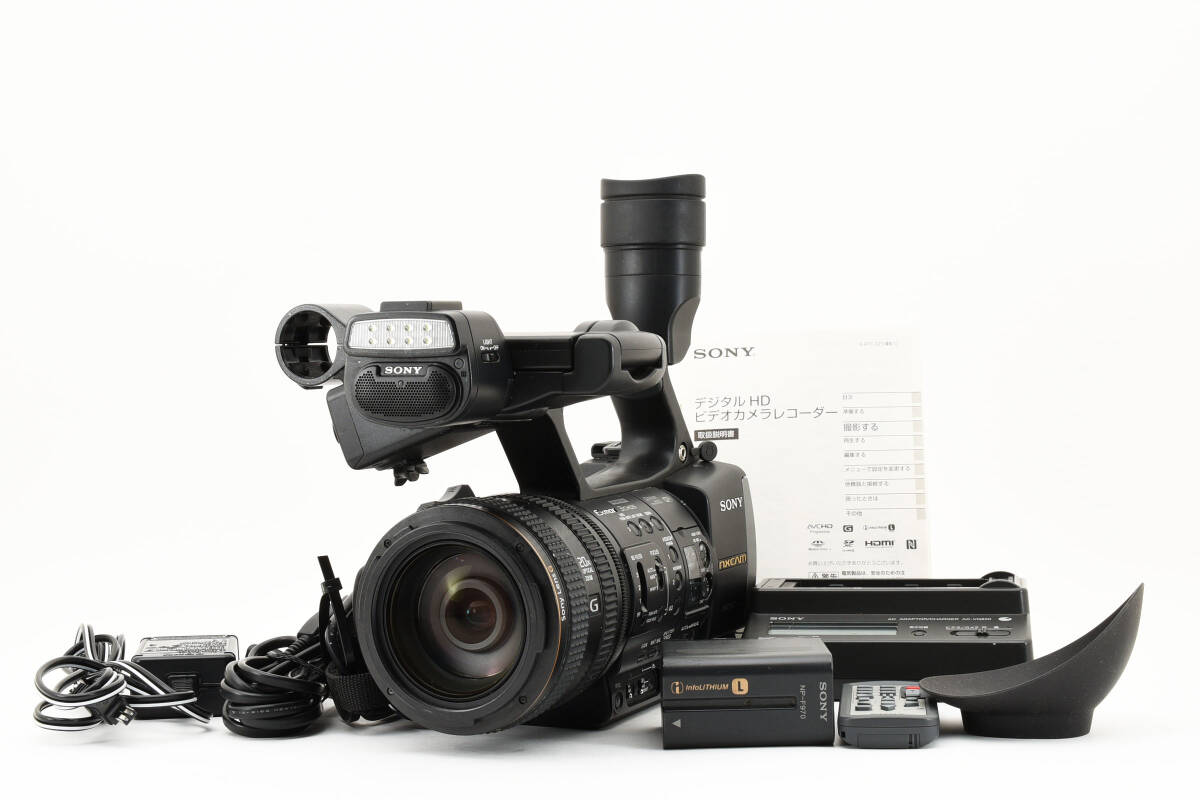 【使用時間 127×10時間】ソニー SONY HXR-NX3 NXCAMカムコーダー 業務用ビデオカメラ #2110686A